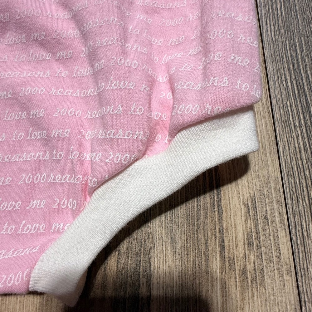Vintage Alexis Romper Pink 2000 Reasons to Love Me Y2KKids Retro - Picture 8 of 9